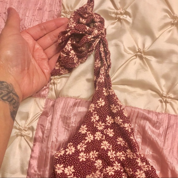 Womens crop floral tank top blouse size L - Picture 3 of 6